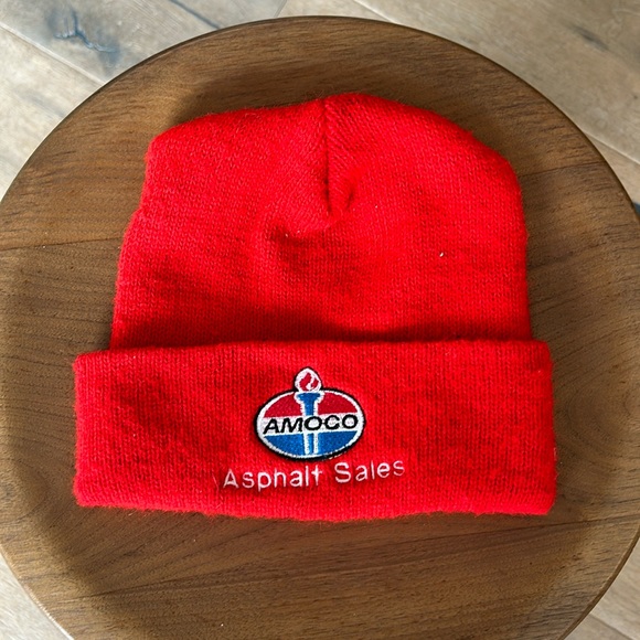 Vintage Amoco Beanie Hat - Picture 1 of 5